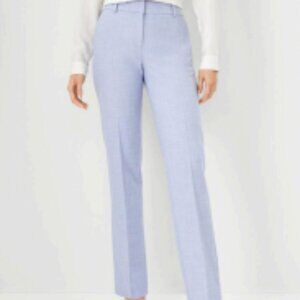 ANN TAYLOR The Straight Pant in Cross Weave, Petite, Curvy Fit